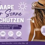 Blonde Haare im Sommer schützen